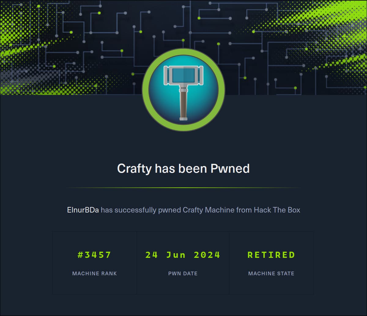 HTB • CTF • Crafty • Write-Up