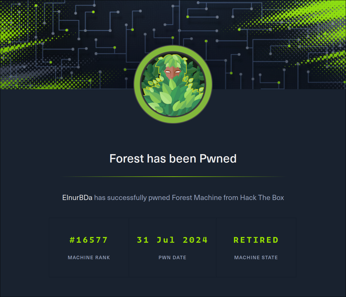 HTB • CTF • Forest • Write-Up